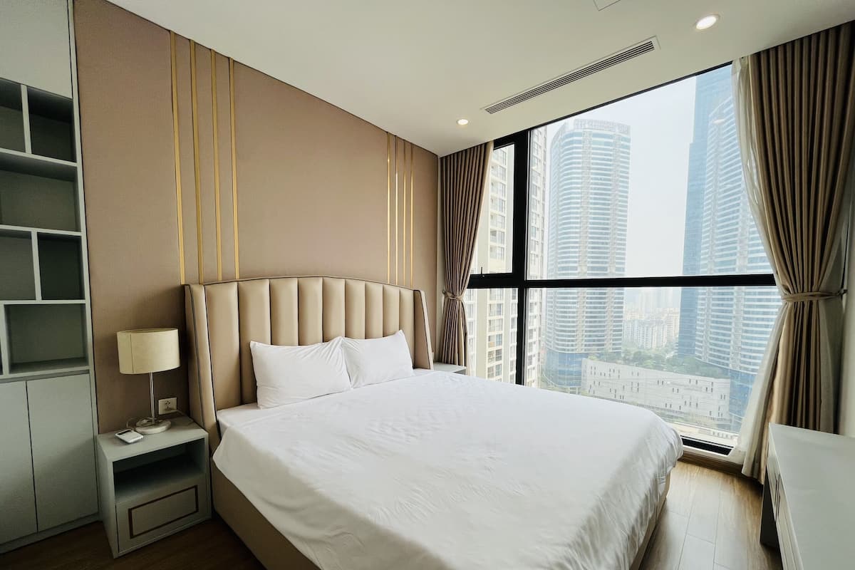 พาโนรามิกอพาร์ทเมนท์, 2 ห้องนอน | เครื่องนอนระดับพรีเมียม, โต๊ะทำงาน, พื้นที่ทำงานแบบใช้แล็ปท็อป