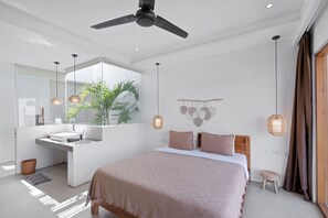 2 bedrooms, in-room safe, desk, blackout curtains - Octo 8 Villa by Betterplace (Canggu)