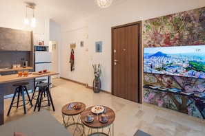 Boho Apartment | Oleskelualue | Älytelevisio