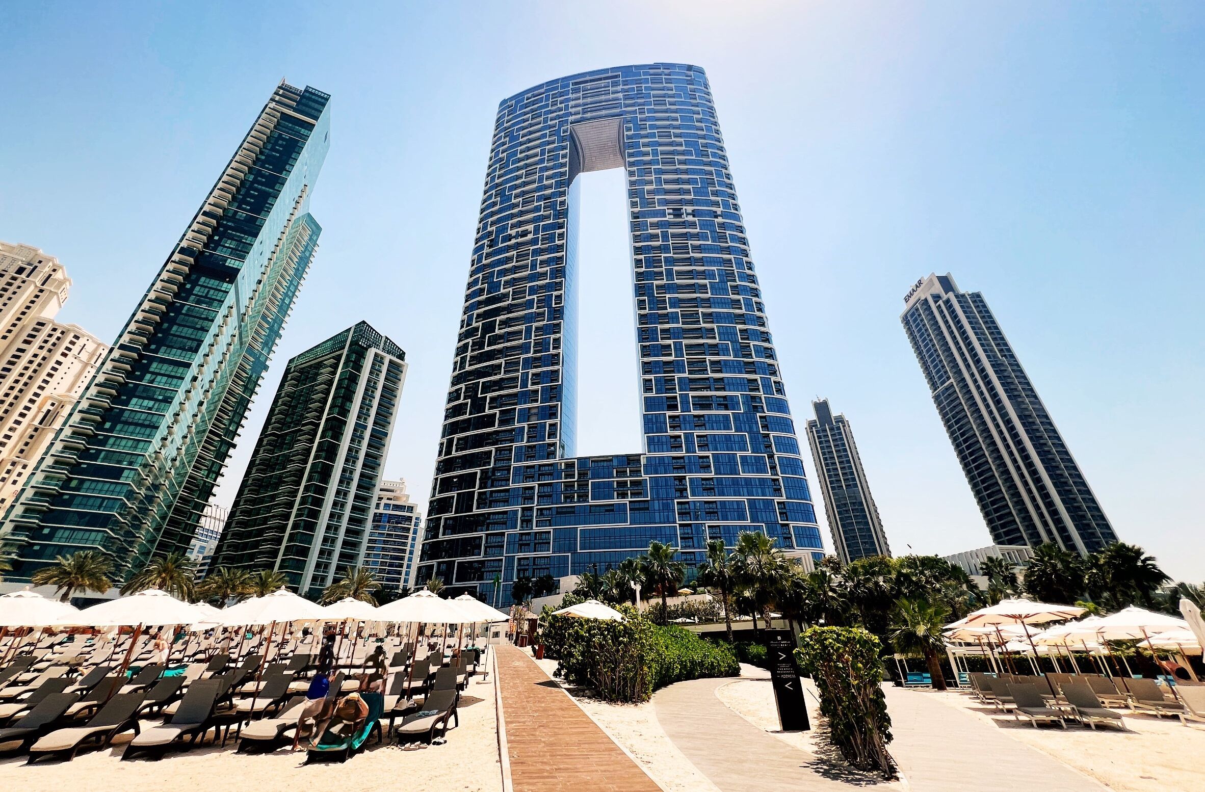 Façade de l’hébergement