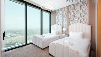 2 habitaciones, ropa de cama de alta calidad y decoración personalizada
