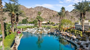 Indoor pool, outdoor pool