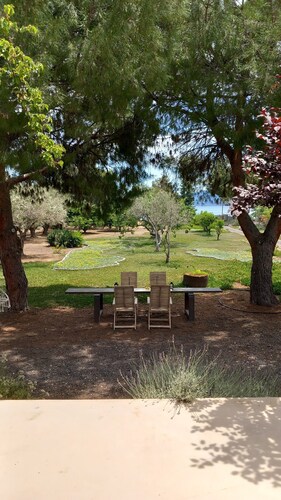 Private Beachfront Studio - 4-Acre Eco-Estate near Corinth Canal