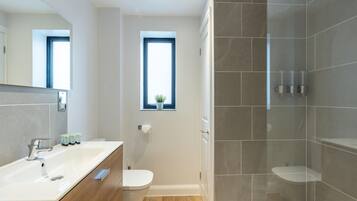 Shower, hair dryer