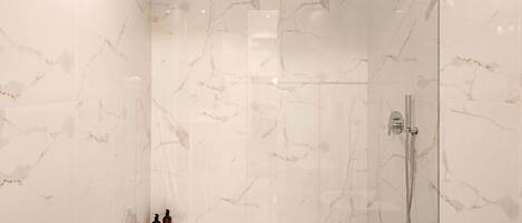 Towels, soap, toilet paper