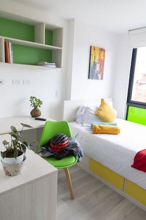 Basic Apartment, 1 Single Bed | 1 bedroom, Egyptian cotton sheets, premium bedding, down duvets - DAS HAUS (Bogotá)