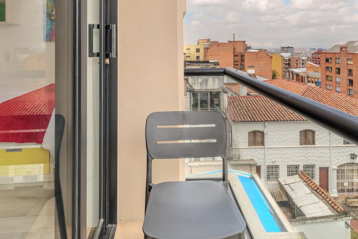 Suíte estúdio básica | 1 quarto, roupas de cama premium, edredons de pluma