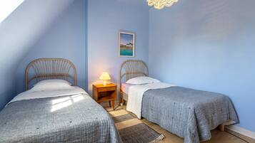 4 soveværelser, sengetøj