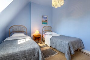 4 habitaciones y ropa de cama 