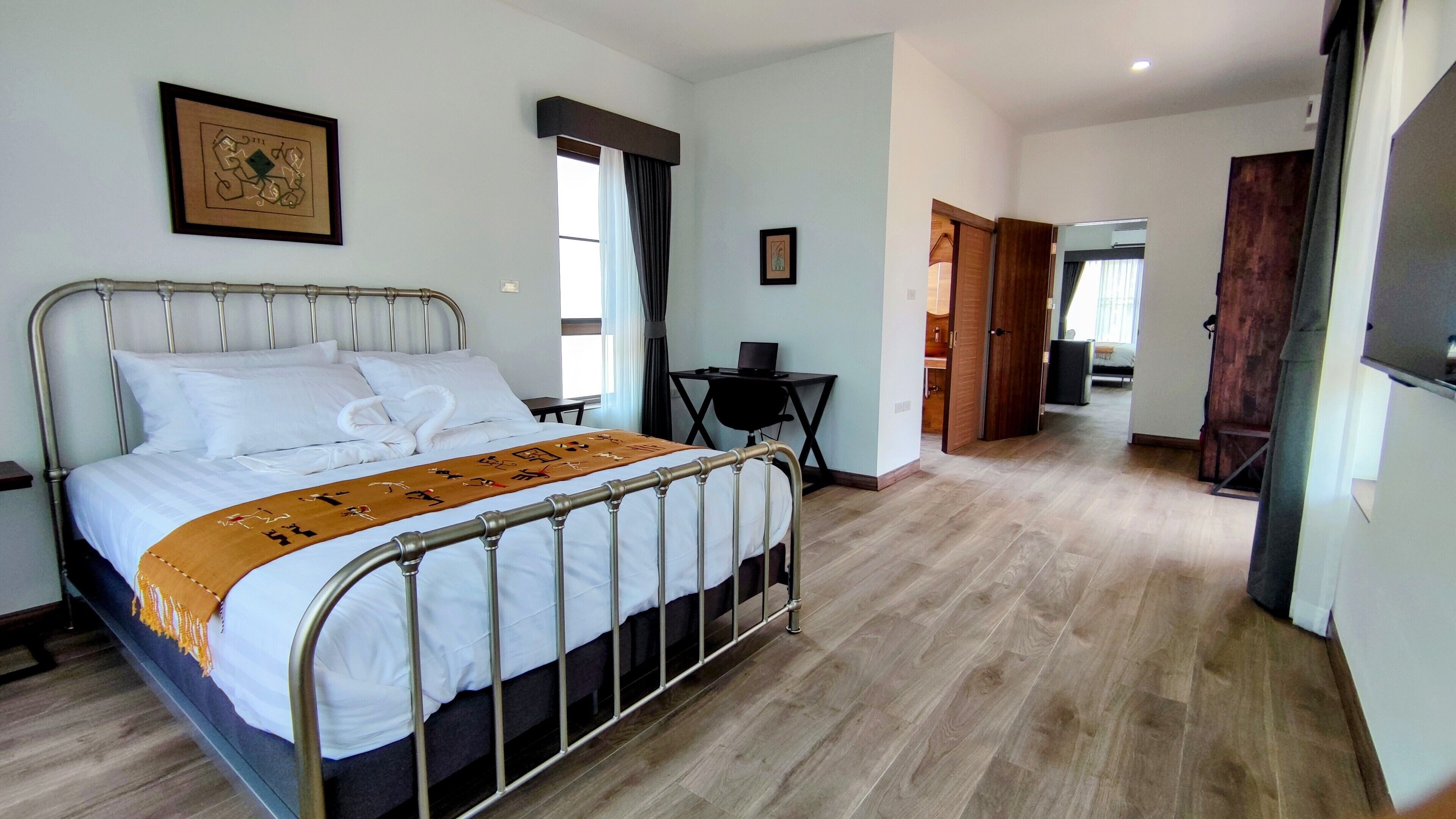 Grand bungalow | Italiaanse Frette-lakens, luxe beddengoed, Select Comfort-bedden