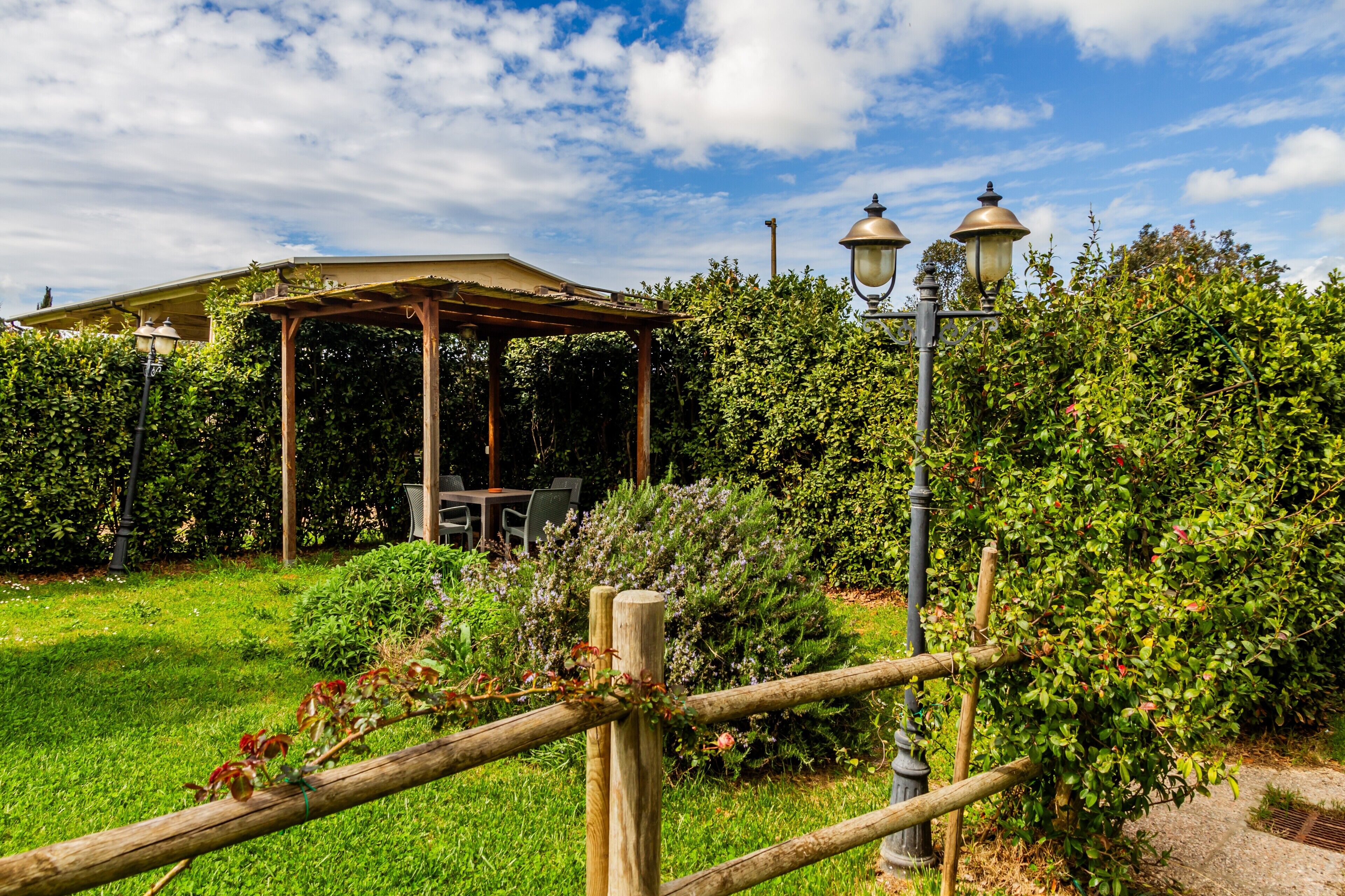 Enceinte de l’hébergement