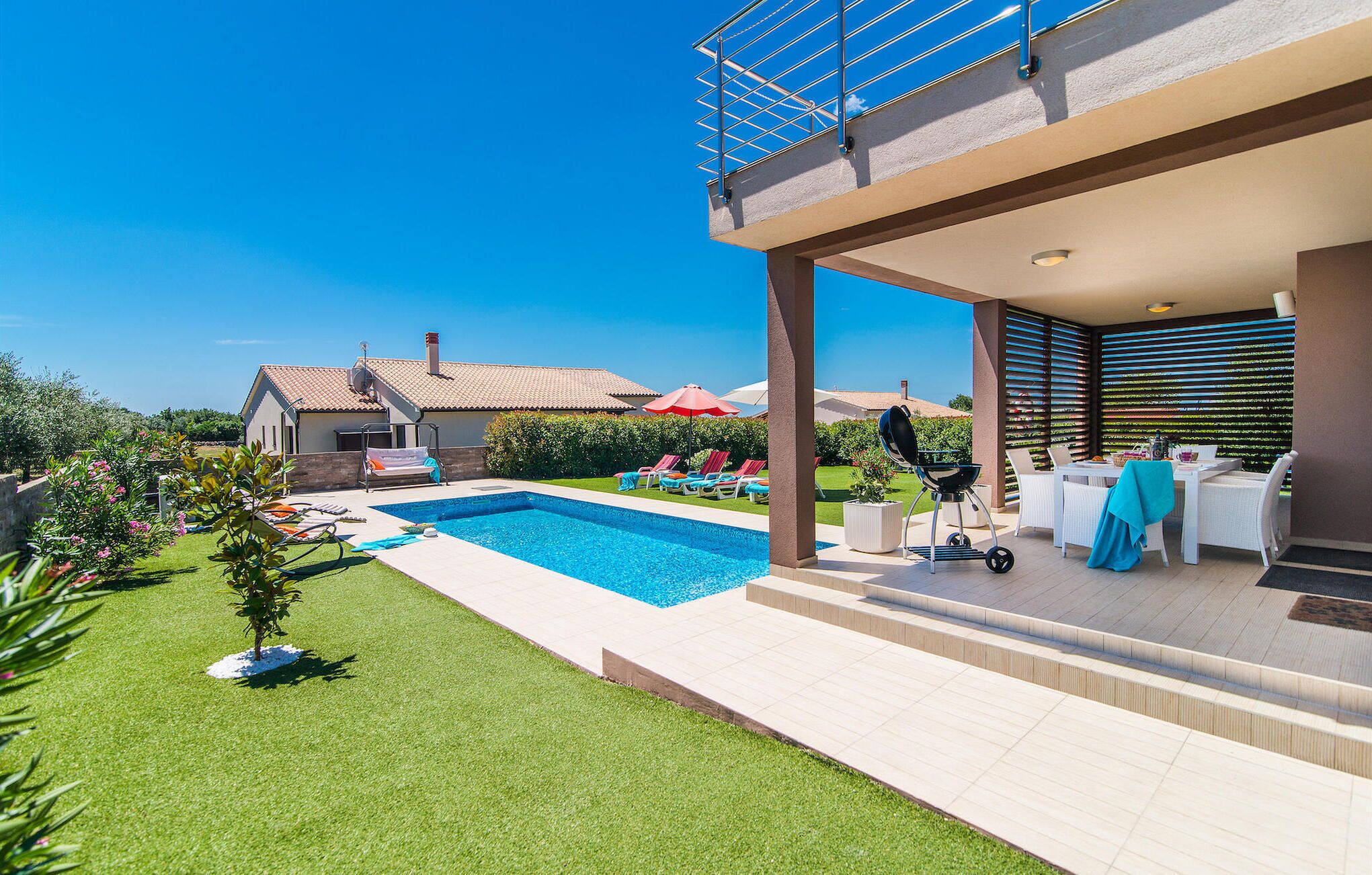 Una piscina climatizada