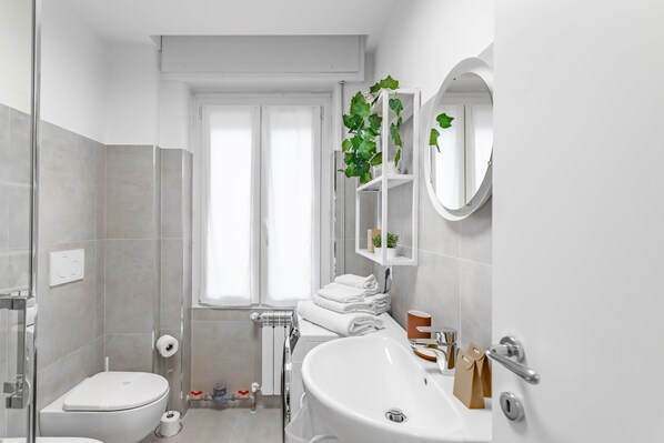Hair dryer, towels - Altea Home mono (Pavia)