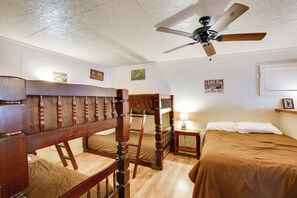 Apartment (0 Bedroom) | Interior - Grill & Dock Access: Waterfront Kerens Cabin (Kerens)