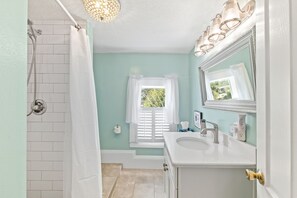Hair dryer, towels