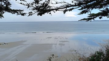 Vlak bij het strand