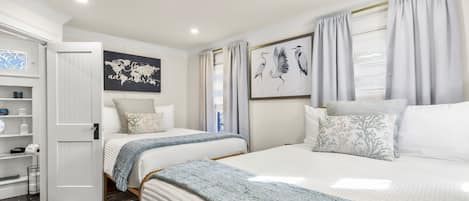 2 chambres, fer et planche à repasser, Wi-Fi, draps fournis