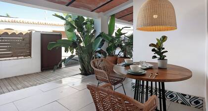Einzimmerapartment "Bedandbeach" in Strandnähe mit privaten Terrassen und WLAN
