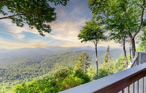 Property grounds - Rose Cottage: Panoramic Mtn Views, Screened Porch, Stunning Terrace + Firepit (Sapphire)