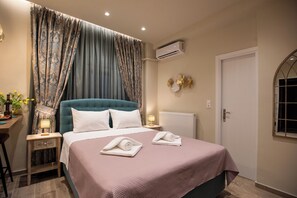 Blue Ark Romantic Studio Under Acropolis | 1 phòng ngủ, két bảo mật tại phòng, màn/rèm cản sáng, phòng cách âm 
