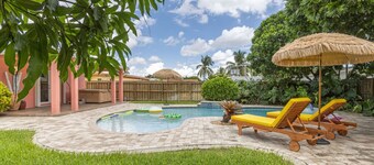 Beach-Style Pool • Family Stay • Near Airport