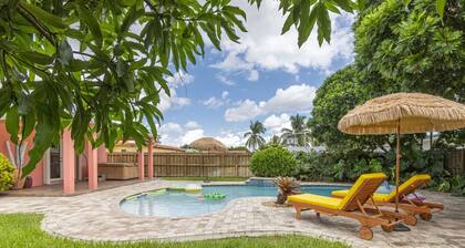 Beach-Style Pool • Family Stay • Near Airport