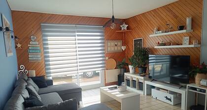 Maison Familiale 3 chambres 6 Personnes au bord de Mer
Jardin clos