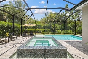 Una piscina climatizada