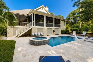 A heated pool - 1 Cartgate Drive – PD Coastal Retreat with Carolina Room & Private Pool (Hilton Head Island,)