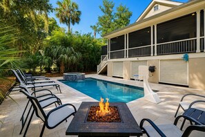 A heated pool - 1 Cartgate Drive – PD Coastal Retreat with Carolina Room & Private Pool (Hilton Head Island,)