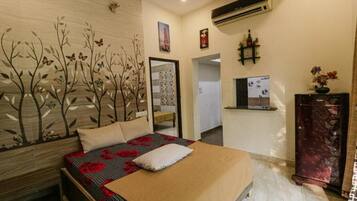 1 室のベッドルーム、アイロン / アイロン台、WiFi、ベッドシーツ