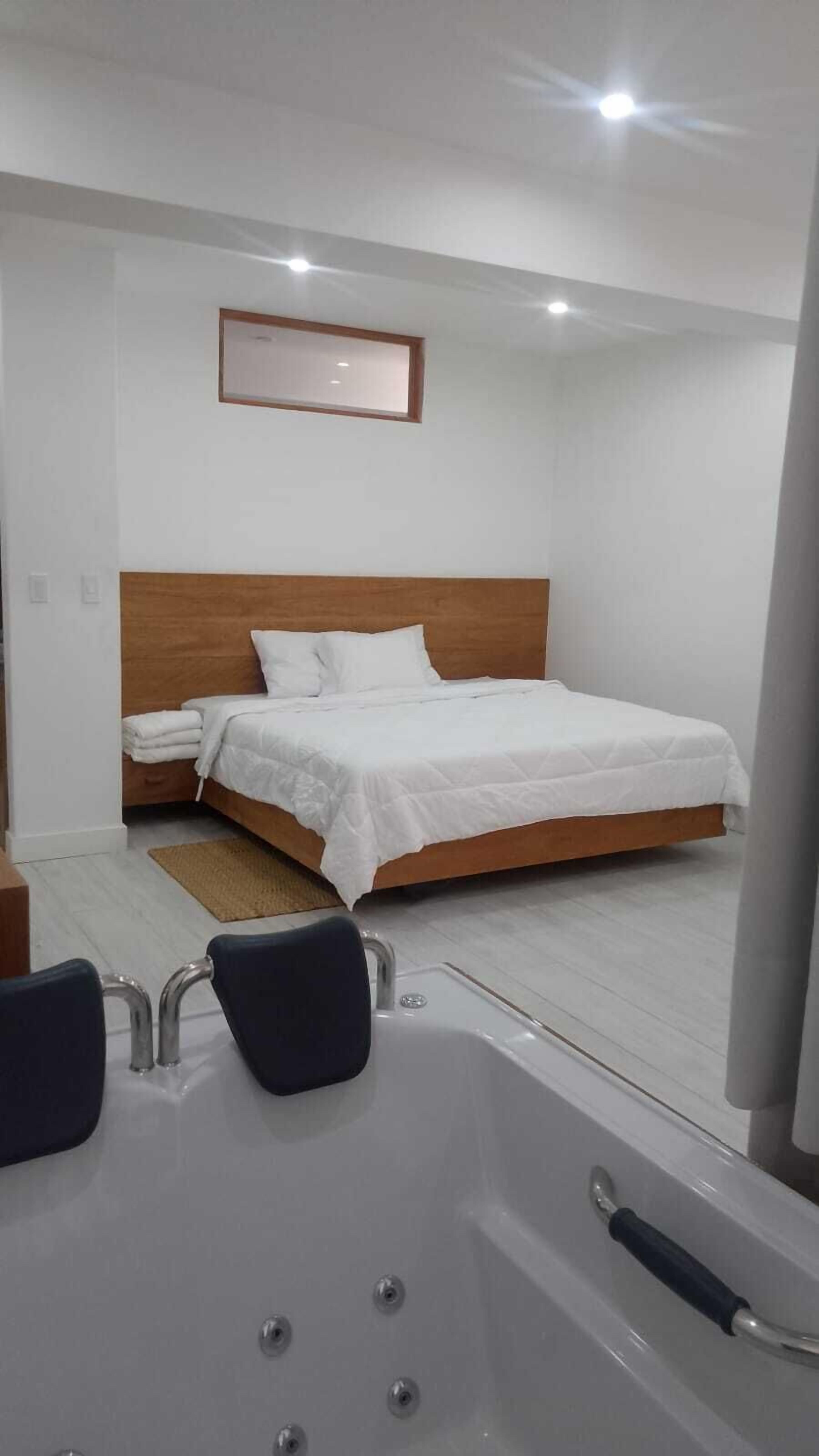 Deluxe Double Room Single Use, 1 King Bed, Beach View | Hypo-allergenic bedding, minibar, desk, laptop workspace