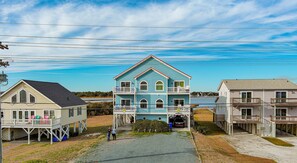Exterior - Good Day Sunshine: Pool +Dock +Ocean Views! (North Topsail Beach)