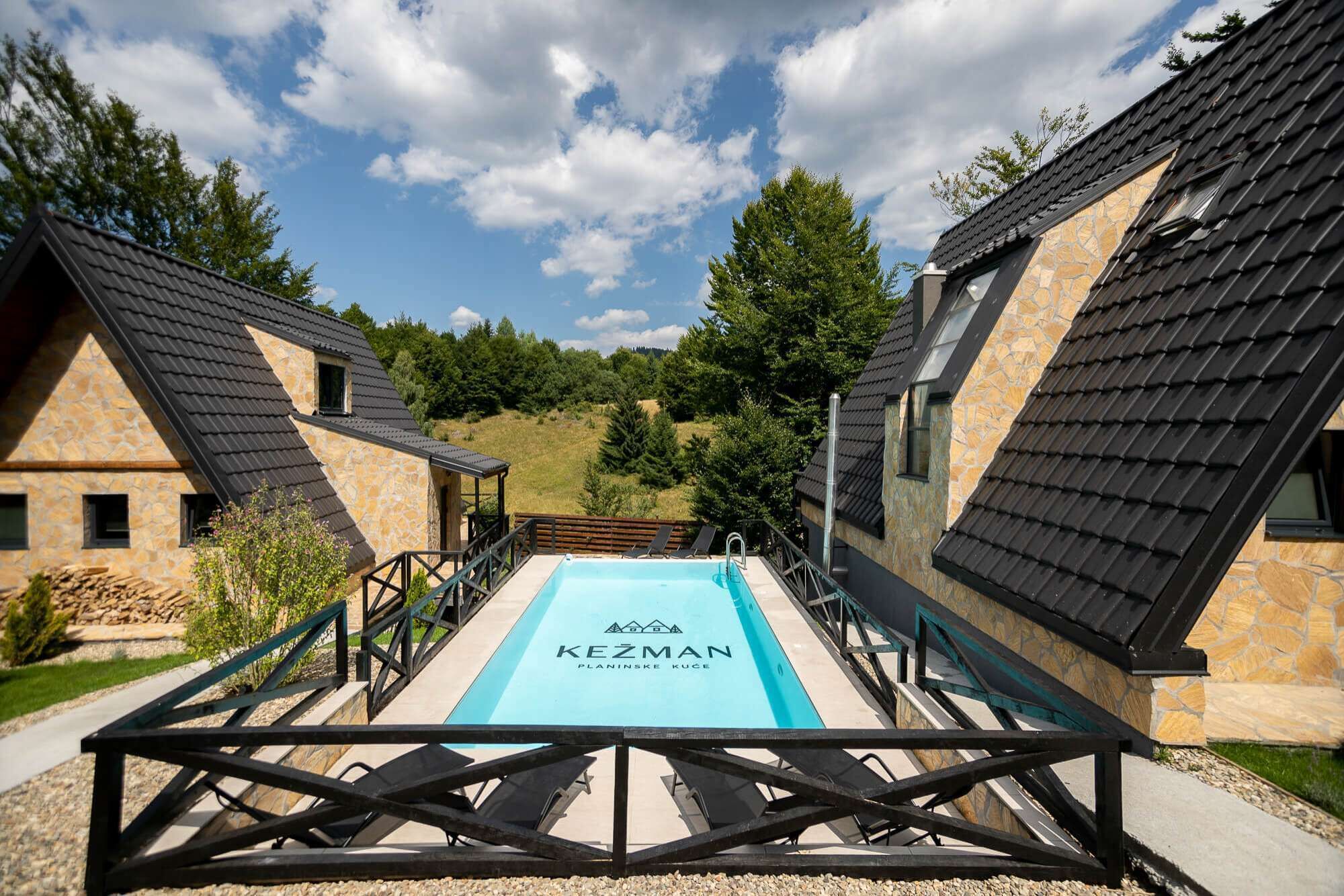 Una piscina riscaldata