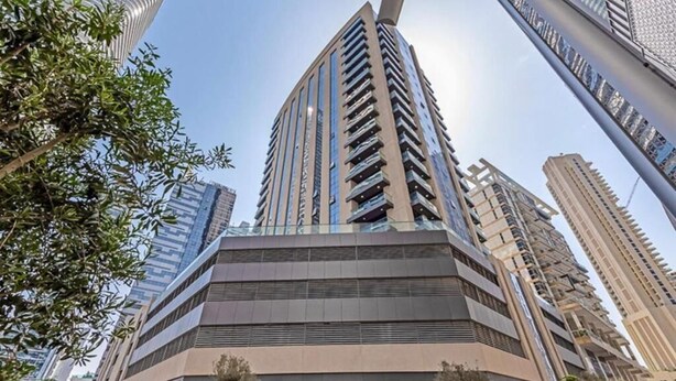Front of property - Pure Living - Beautiful 1BR With View of Burj Khalifa  (Dubai)