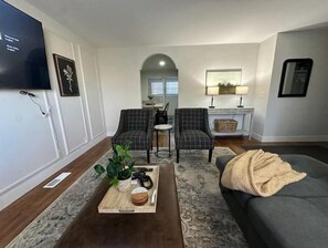 TV connectée, cheminée