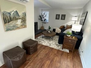 TV connectée, cheminée