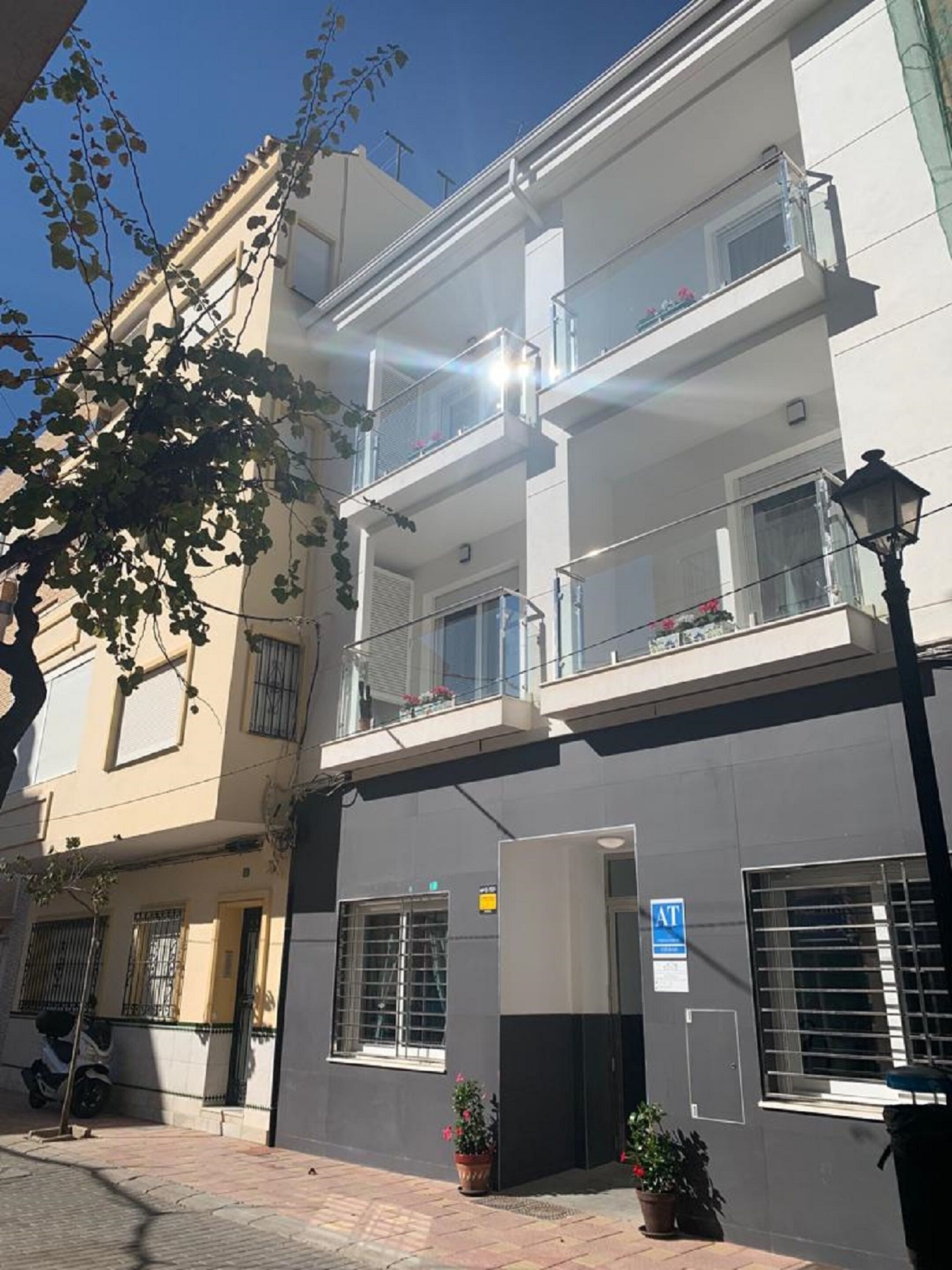 Voorkant van accommodatie