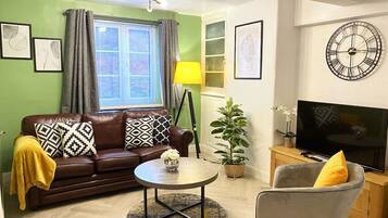 Smart TV, DVD player, books