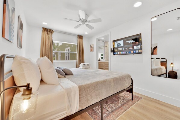 1 bedroom, desk, iron/ironing board, free WiFi