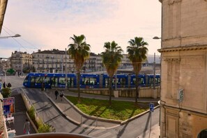 Experience the vibrant city atmosphere with easy access to public transportation.