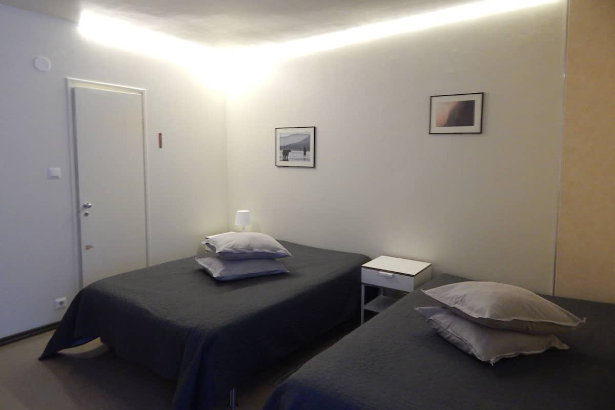 Camera Classic con 2 letti singoli, bagno condiviso | Biancheria da letto di alta qualità, una scrivania, insonorizzazione