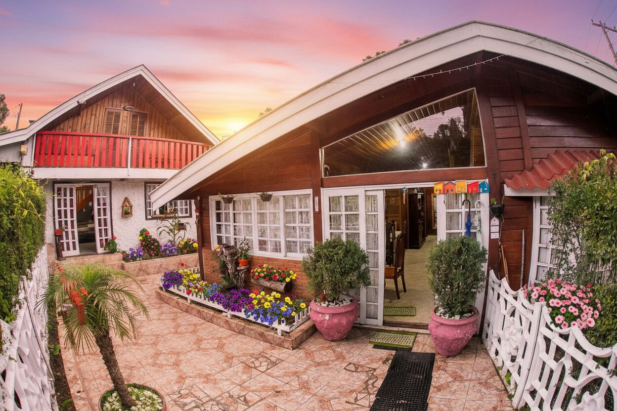 Fachada da propriedade