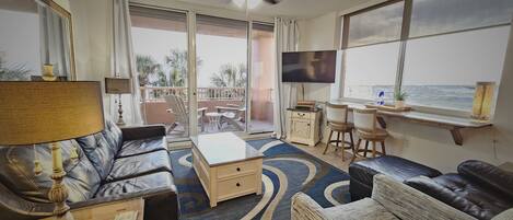 Smart TV, DVD player, foosball, table tennis