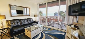 Smart TV, DVD player, foosball, table tennis