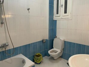 Hårføner, håndklær, såpe og sjampo