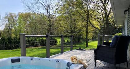 HOT TUB Beauitiful Backyard Oasis Newly Renovated
