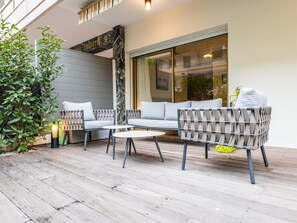Terrace/patio - Downtown Cannes, Apartment with Garden (Cannes)