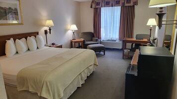 Habitació individual bàsica, 1 llit de matrimoni gran | 1 dormitori, escriptori i espai de treball apte per a portàtils