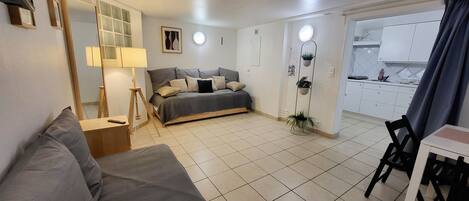 1 soverom og sengetøy